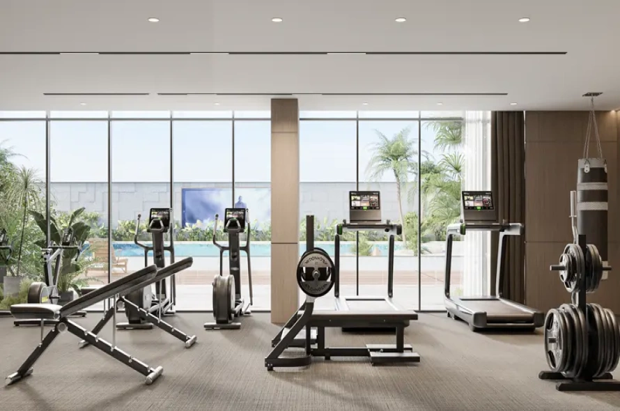 Vue 1 Bedroom with pool